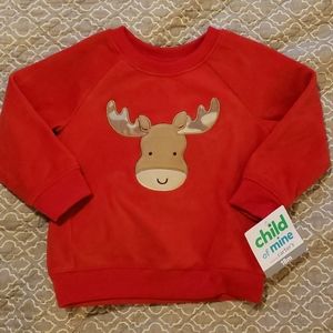 ❗2/$10❗️ NWT. Fleece Sweater. 18 month.